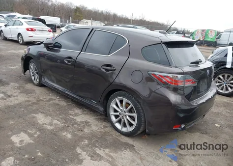 2011 Lexus Ct 200H Premium z USA, uszkodzony, nr VIN JTHKD5BH5B2026225